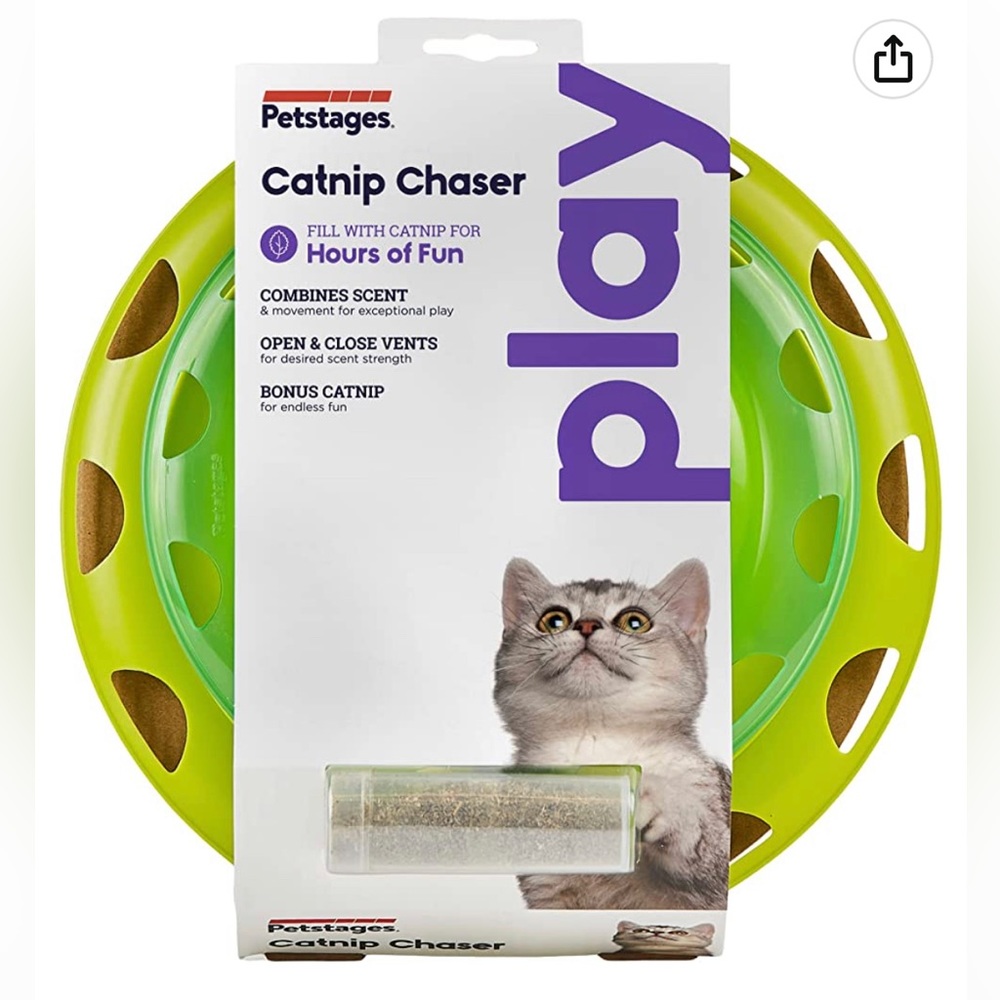 Petstages Catnip Chaser Toy for Cats - NEW
